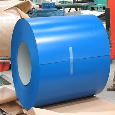 PPGI Prepeint tôles d'acier galvanisé bobine de couleur avec une forte anti-corrosion couleur bleu océan 0,15-2,0 mm épaisseur