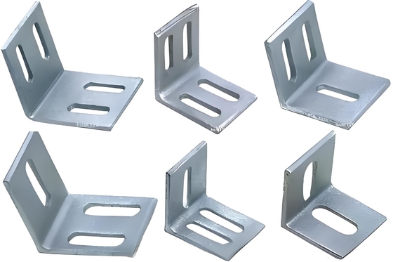 Des supports pour étagères métalliques enduites de zinc certifiés ISO pour fixation pré-intégrée de bâtiments