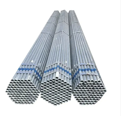 Pipe en acier doux galvanisé à chaud largement utilisée dans la construction Épaisseur 0,8-5 mm