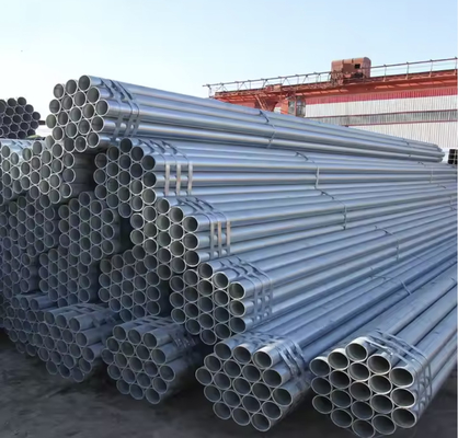 Pipe métallique galvanisée en acier galvanisée enroulée à chaud
