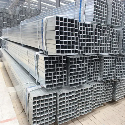 St37 200 mm épaisseur tubes carrés galvanisés pour tuyaux spéciaux disponibles