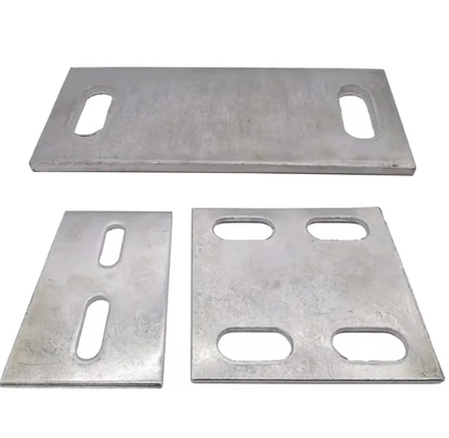 Q215 Plaque de base intégrée en acier allié avec revêtement de zinc coloré