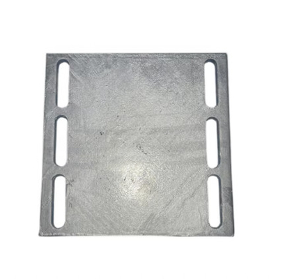 IFI AISI M60 Plaque de base en acier carré pour les fondations