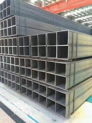 Pipe carrée galvanisée revêtue de zinc pour bâtiments et clôtures