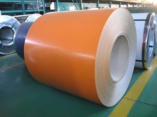 PPGI Prepeint tôles d'acier galvanisé bobine de couleur avec une forte crème anticorrosion - couleur 0,15-2,0 mm épaisseur