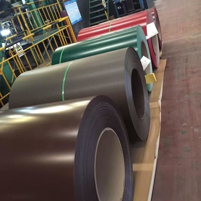PPGI 0,09-0,7Épaisseur Prepeint tôles d'acier galvanisé bobine de couleur avec une forte couleur noire anticorrosion