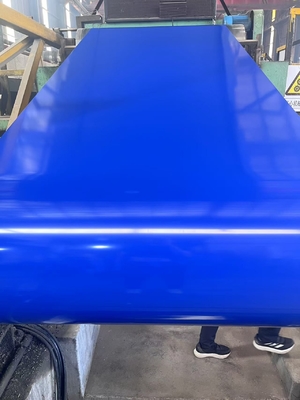 COLOR Acier PPGI 0,09-0,7Épaisseur TDC51D Prepeintes tôles d'acier galvanisé en bobine de couleur avec une forte couleur bleue anticorrosion