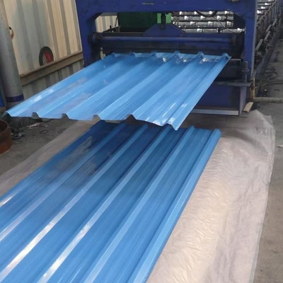 PPGI 0,09-0,7Épaisseur Prepeint tôles d'acier galvanisé en couleur bobine couleur bleue